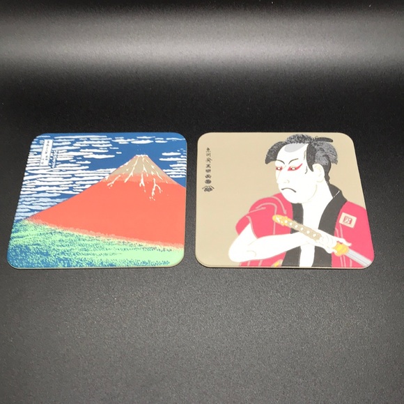 Accents Vintage Ukiyoe Coasters Japanese Fine Art 11 Piece Poshmark